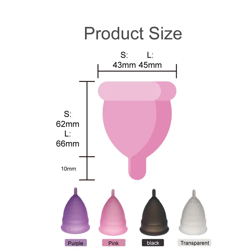 Bamucare Medische Siliconen Menstruatiecup Met Opvouwbare Beker Draagbare En Herbruikbare Sterilisatie Kit Menstruatie Cup Voor Vrouwen