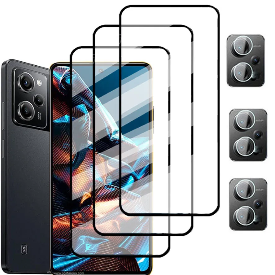 For poco f5 pro Tempered Glass pocof5 Screen Protector poco x4 gt Glass Poco X5 Pro pelicula camera pocco M4 Pro M5 M5s film