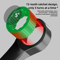 6-10MM Open-End Dual-Purpose Ratchet Spanner Combination Wrench Universal Bicycle Motorcycle Car Repair Tool 4
