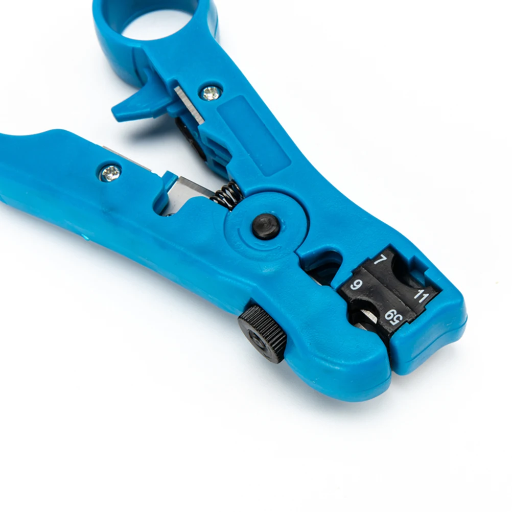

Professional Cable For Coaxial Rg59 Rg6 Rg7 Rg11 Network Cat5E Cat6 Utp Stp Wires Durable Steel Compression Tool Wire Stripper