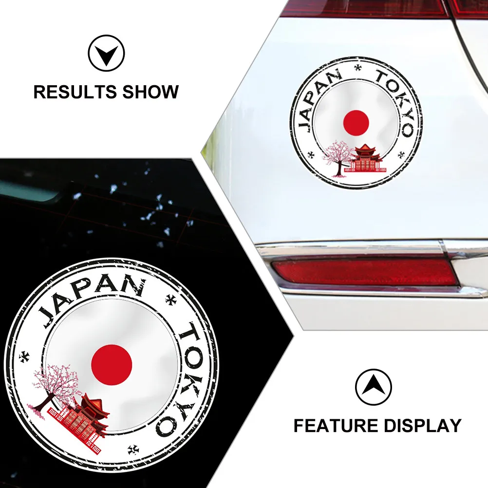 

2 Pcs Funny Car Decals Auto Sticker Novel Decorative for PVC Interesting Stickers