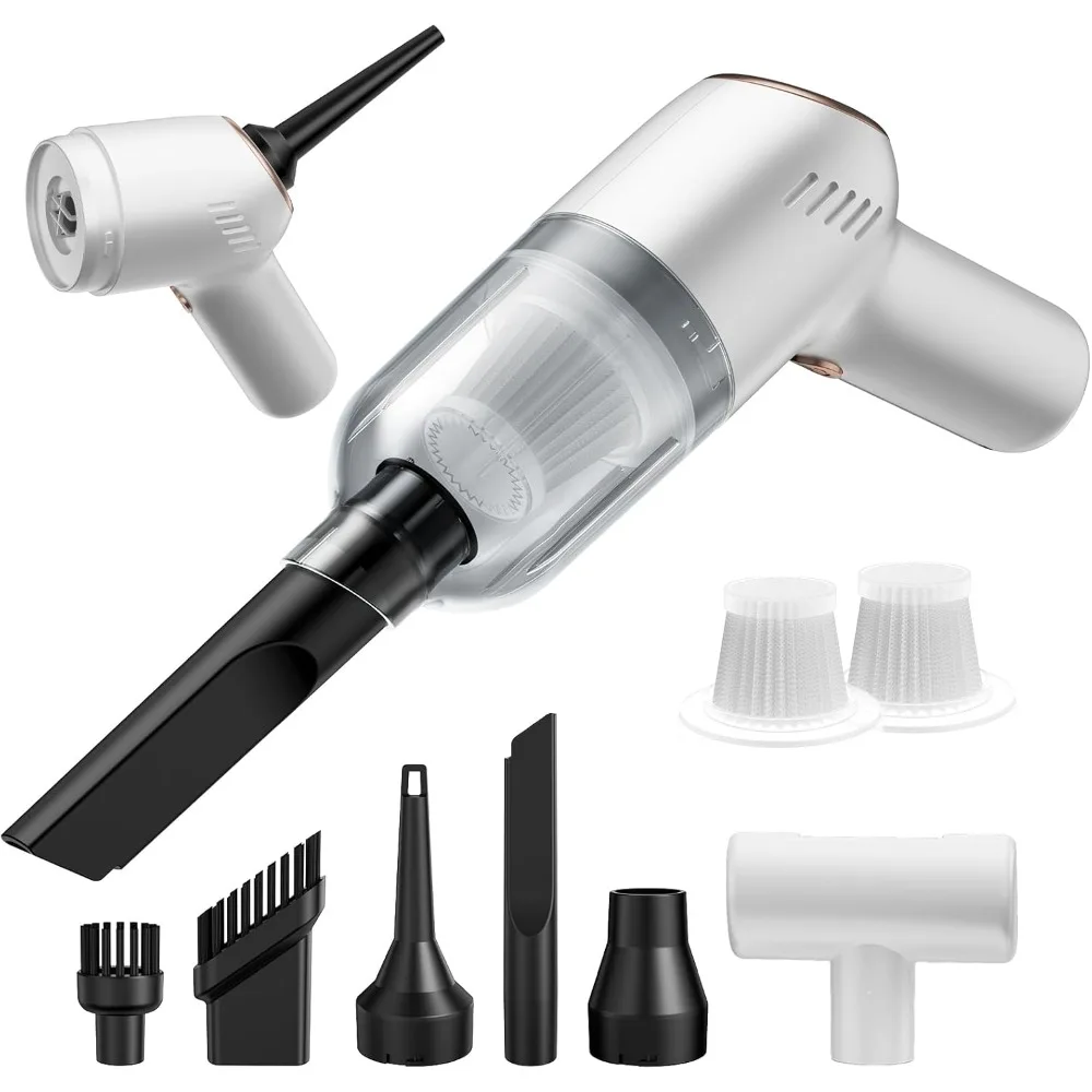 

APPS2Car Handheld Vacuum for Car, 9000PA Cordless Mini Vacuum & Air Duster, 3 in 1 Portable Vacuum Cleaner with 2 Washable HEPA