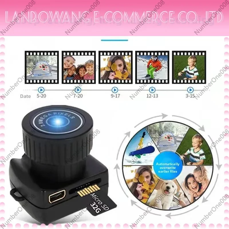 Portable Outdoor Sports Video Recorder, Mini Action Camera for Outdoor Activities