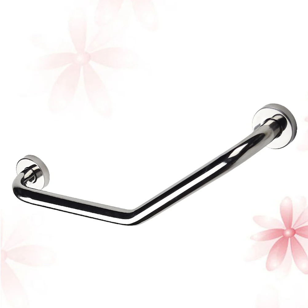 

Elderly Bath Safety Handrails Durable Stainless Steel Non-slip Bathroom Grab Bars for Seniors Lavatory Armrest Strong Support