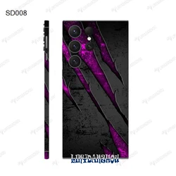 Colorful Decal Skin for Samsung Galaxy S24 S23 S25 Ultra A54 A14 A52 A52S 5G Back Screen Protector Cover 3M Wrap Sticker