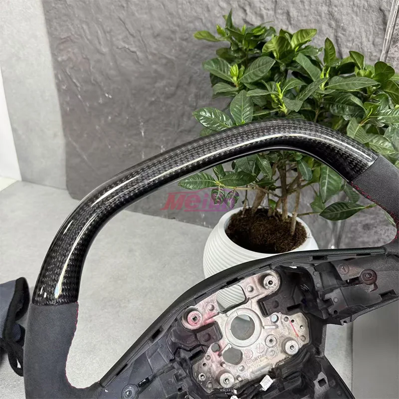 Passend für Audi A5L Etron/GT B10 Lenkrad mit perforierten Paddeln und Kohlefaser-Lenkrad