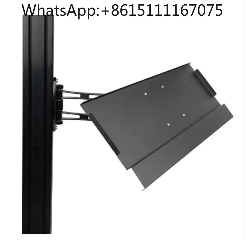 Wall Mount Aluminum Bracket Telescopic Rotatable Holder for Wireless Keyboard Mouse Disk Storage