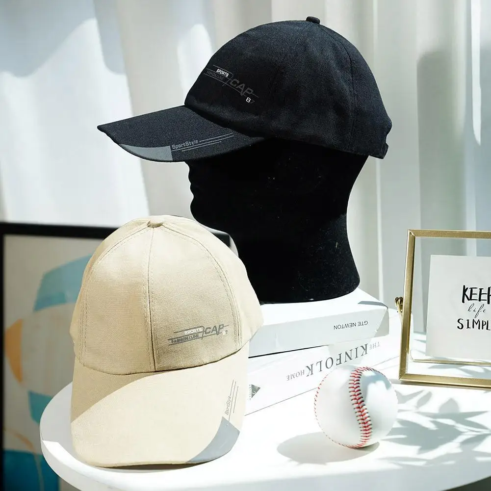野球スポーツキャップ屋外日焼け止めスポーツ春と秋ユニセックスキャップファッションキャンバスシンプルなデザイン拡張スナップバックキャップ