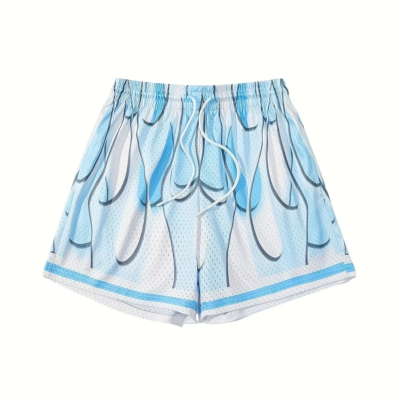 Summer 2026 New Men's 3D Print Mesh Basketball Shorts Y2K Oversized Casual Shorts Suitable for Daily
