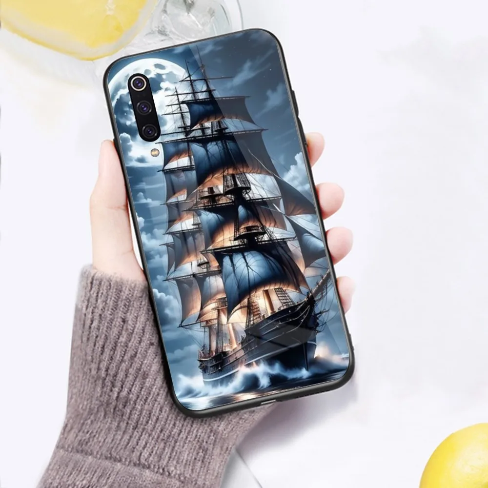 Pirate Corsair Mobile Cell Phone Case for Xiaomi 13 12 11T 10 9 Lite Redmi Note 12 11 10 10S Pro 9 9A 8 PC Glass Cover Funda