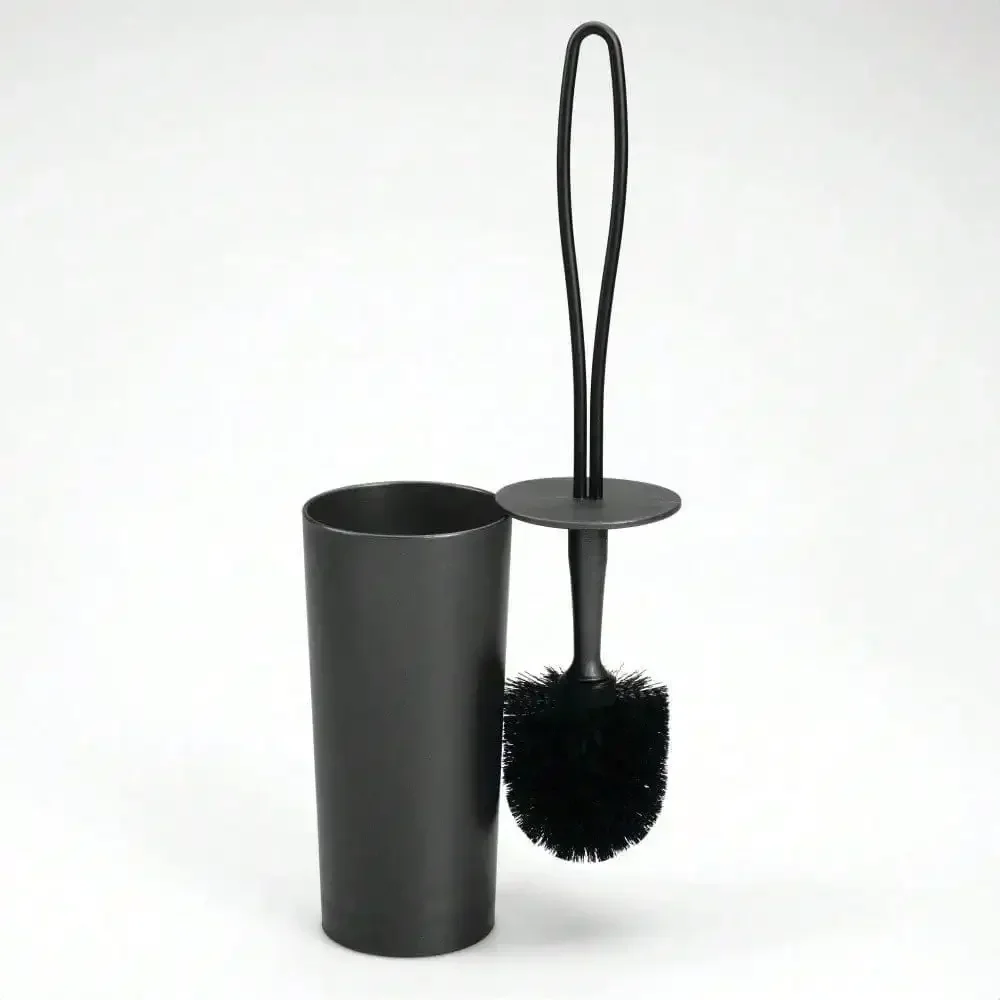

2026 Toilet Brush And Holder Set, Durable Bathroom Cleaning Tool, Hygienic And Reusable, Sturdy Handle, Easy Use For Household And Commercial Toilets, Restroom Cleaning Essential