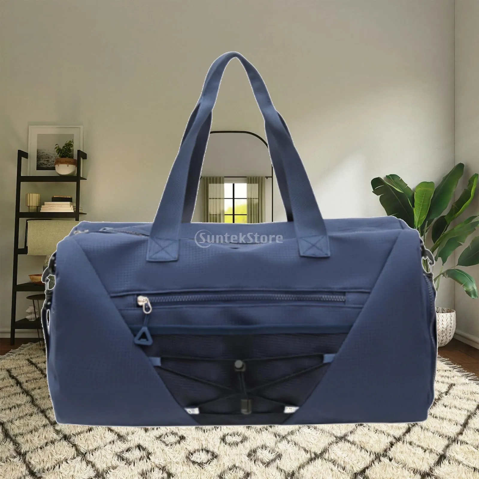 Waterproof Sports Duffel Bag Multi Use Overnight Bag Shoe Storage Fitness Gym Bag for Men Women Basketball Backpacks