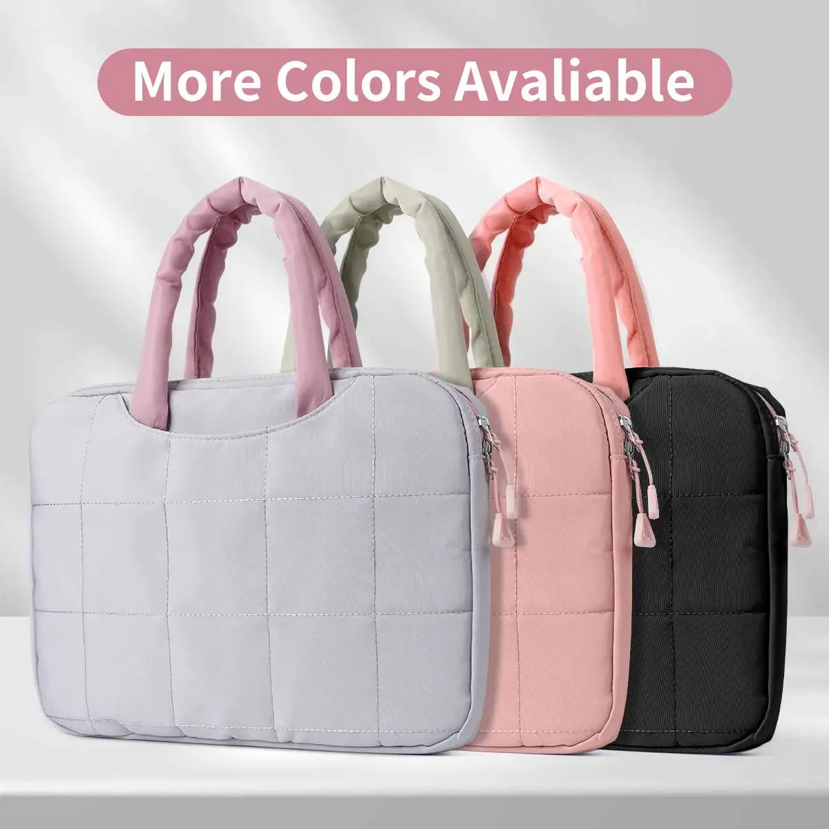 OUIO For Ipad A16 Laptop Bag 13 15.6 Lightweight Portable Storage Bag Handmade Sturdy For Outdoor Work Shopping Travel Vacation