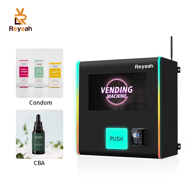 Tobacco Small Vending Machine for Cigarette With Age Verification Digital Wall Mounted ID Card Reader Vending Machine