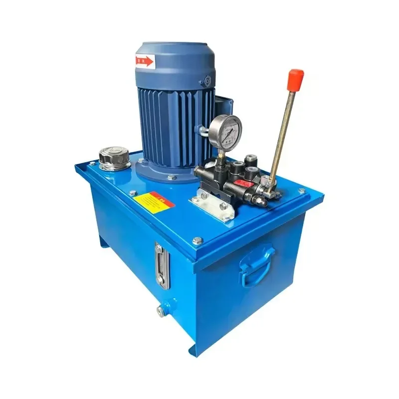 Three Single Phase 1.5kw 2hp Electric Motor 200 bar Hydraulic Power Unit