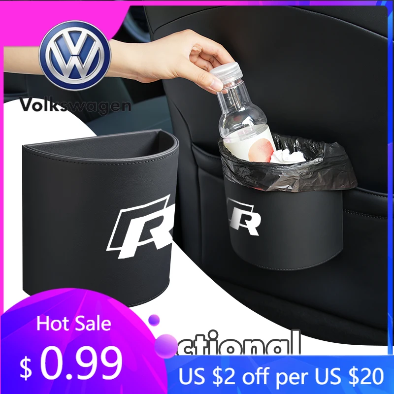 

Горячая новинка 2026: Подвесной органайзер-корзина для мусора для автомобилей Volkswagen VW R, Scirocco, Jetta, Beetle, Gol
