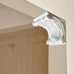 PU polyurethane beam support door head column arch door opening decoration imitation plaster high density foam carved elephant t