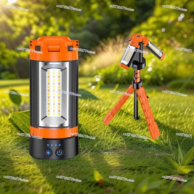 Multifunctional outdoor camping light with bracket High lumen floodlight outdoor lighting Emergency light exposure