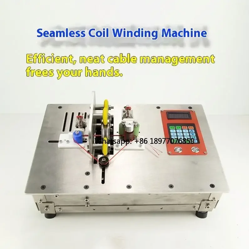 2026 High Speed Automatic CNC Precision Traceless Coil Ring Winder Machine Motor Line Soft Cotton Yarn Hand Rope Copper Wire Co