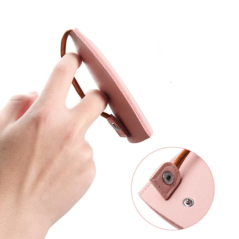 Christmas Elk Key Box Cute Pull Out Wallets Case PU Leather Case Pull Type Pocket Holder For Leather keychain view 5