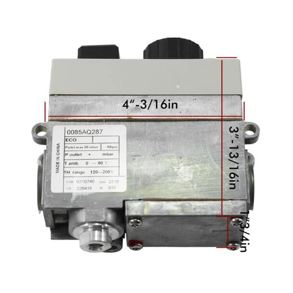 120-200 ℃ Thermostat 710 Gas Fired Temperature Control Valve Commercial Frying Pan /Steamer /Oven Gas Temp Controller