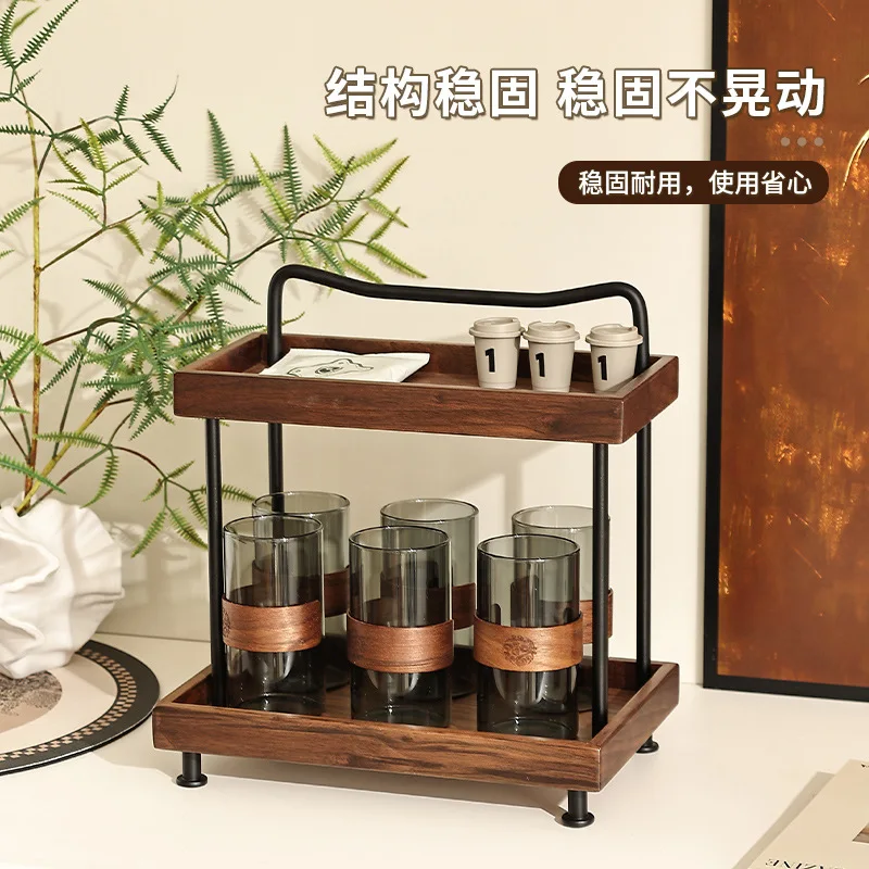 Cup holder Shelf Household dining side cabinet bracket Desktop mug Coffee Tea cup Water storage