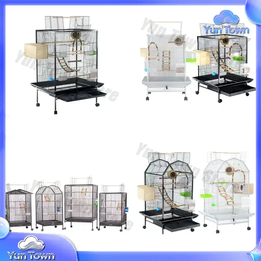 High-quality Bird Cage Metal Multifunctional Live Bird Villa Simple Style Cage Birds