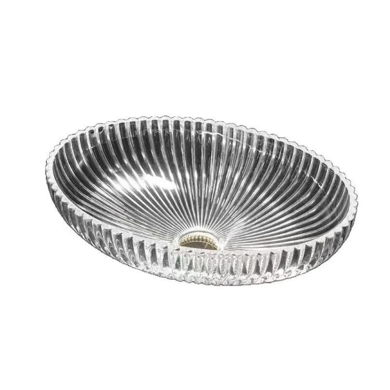 

Crystal glass table, wash basin, wash basin.