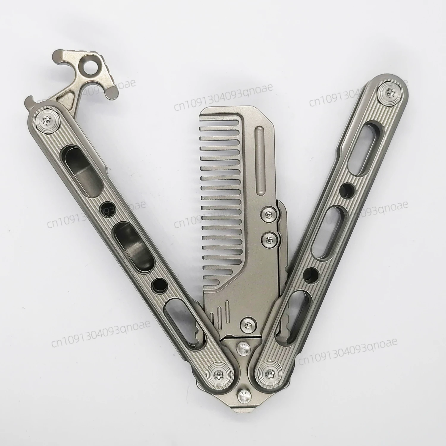 سبائك التيتانيوم مشط EDC جيب ف - مراجعة Comb Pocket Titanium وسعره