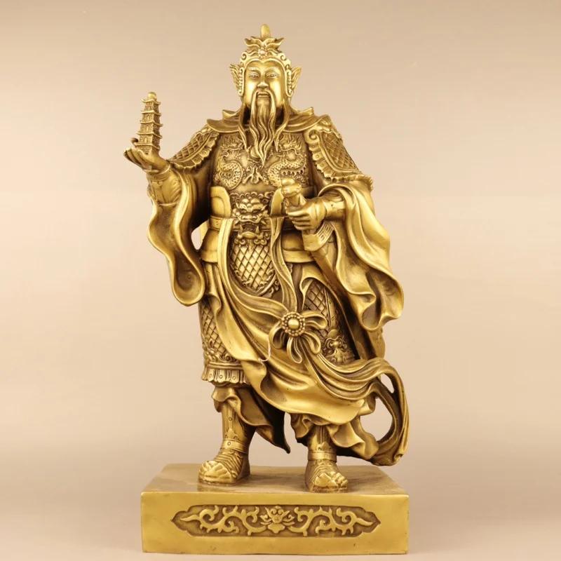 2023 new brass Tota Li Tianwang Li Jing home decoration creative gift crafts one-piece delivery