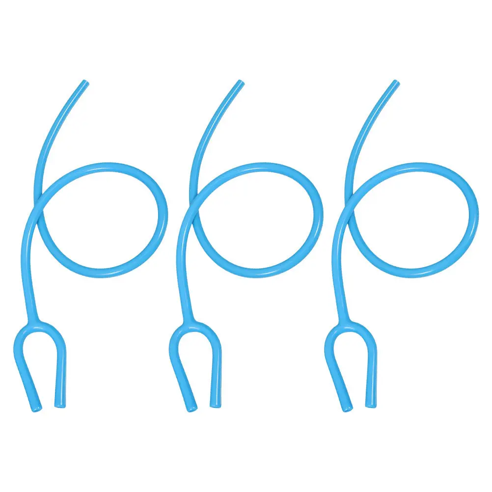 3Pcs Stethoscope Replacement Tubing Y-Shaped Flexible Plastic Tubes Clear Sound Transmission Accurate Use