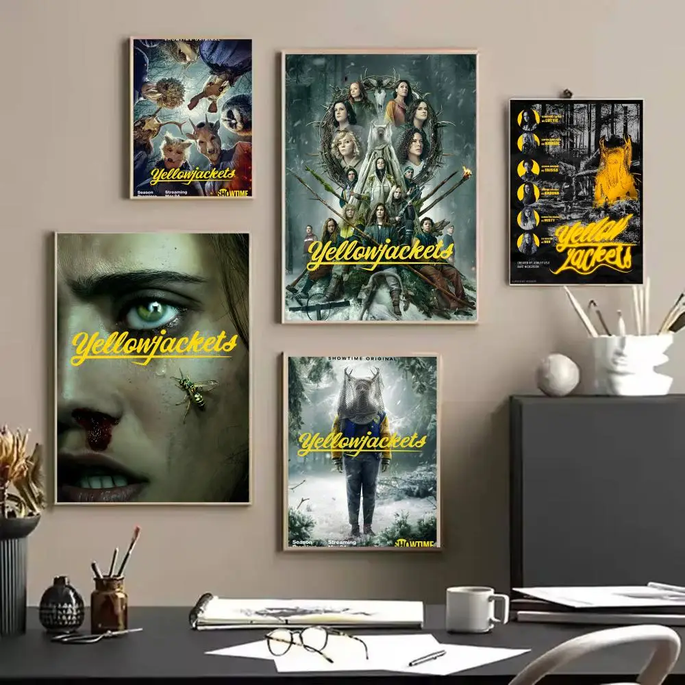 Classic TV Y_YellowjacketS Poster Decorative Wall Art Stickers Mural Photo Print for Home Living Room Hallway Decor Gift