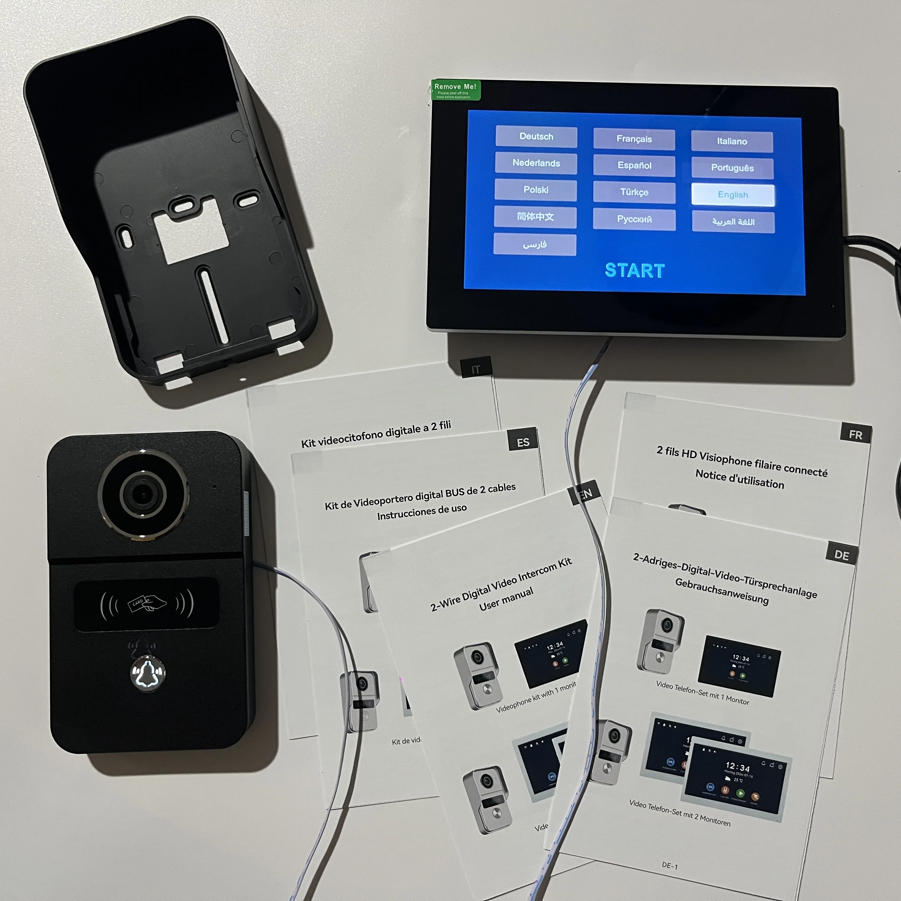 Tuya 1080P 5G Wifi 7/10 Inch 2 - Smart Doorbell Wired 评论和价格