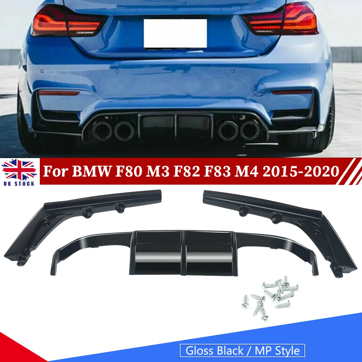 Для BMW 3 4 серии F80 M3 F82 F83 M4 задняя губа 2015 2016 2017 2018 2019 2020 автомобильный задний бампер диффузор спойлер PSM Style Для BMW 3 4 серии F80 M3 F82 F83 M4 задняя губа 2015 2016 2017 2018 2019 2020 автомобильный задний бампер диффузор спойлер PSM Style
