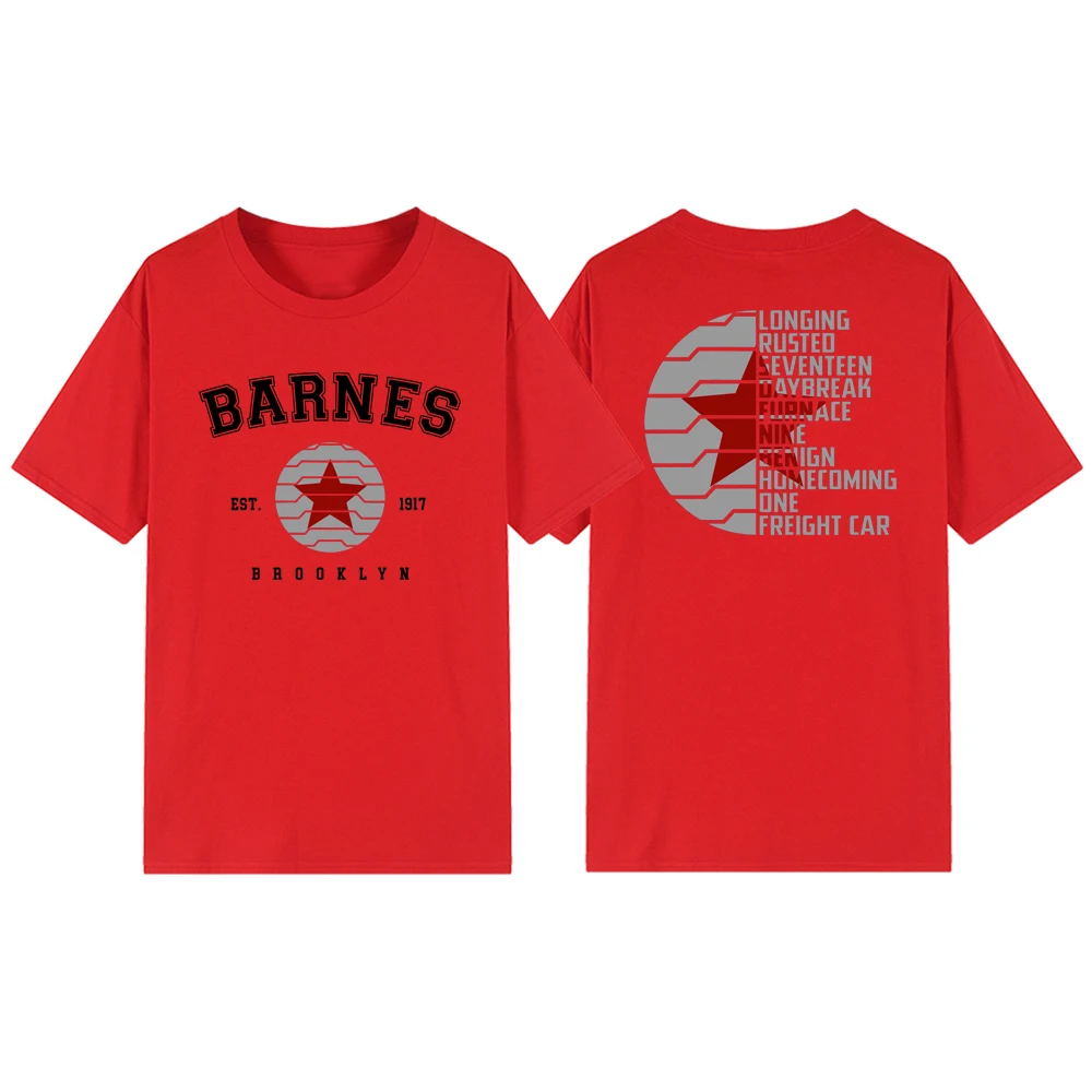 Bucky Barnes 1917 Shirt Winter Soldat Trigger Words T-Shirt Superheld T-Shirt Vintage Unisex T-Shirts Kurzarm T-Shirt Fans Geschenk – Detail 8