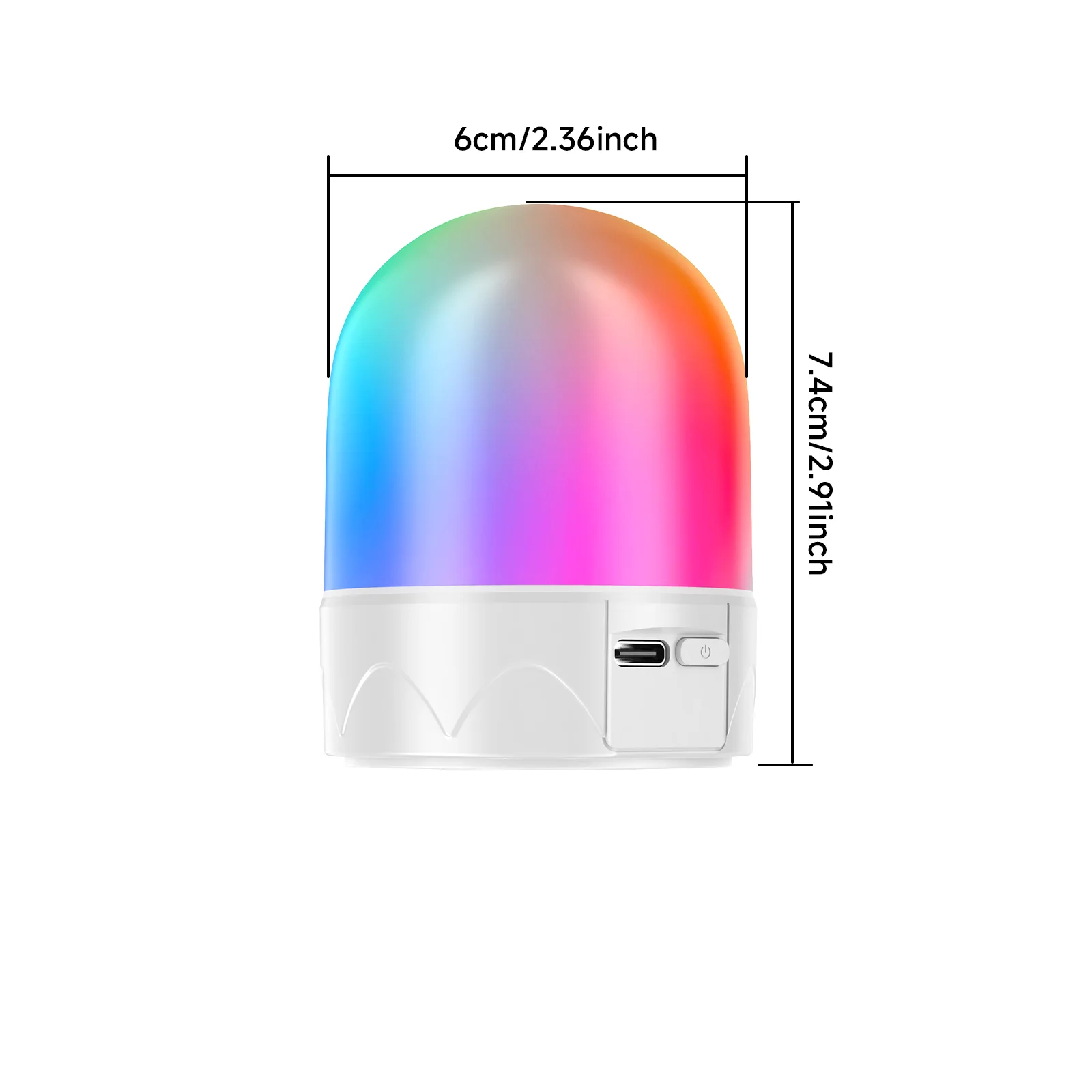 Rechargeable Light Bulbs With Remote - E27 Battery RGB color Operated Light Bulb For Non-Hardwired Wall Sconces, Pendant Lights