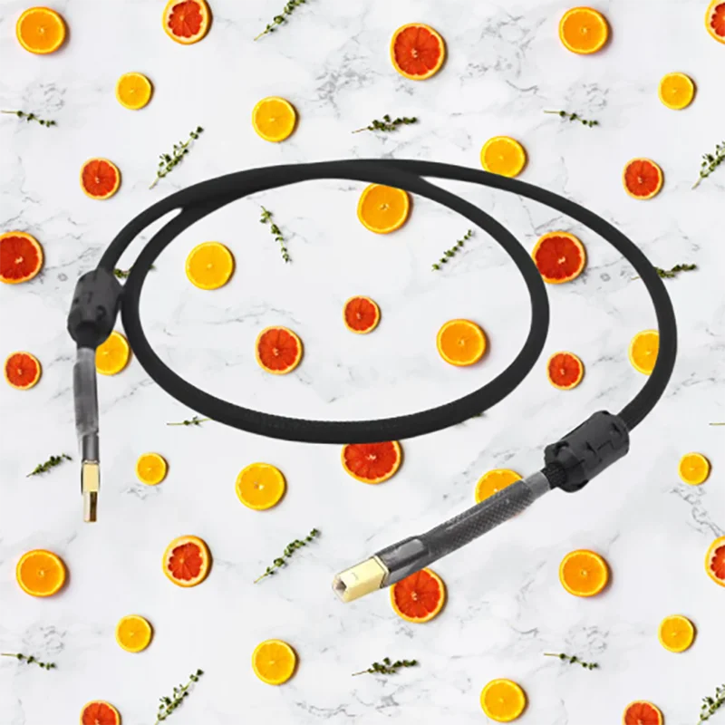 

Premium USB Type A-B Digital Audio Cable with Silver-Plated Connectors for DAC/Decoder/Sound Card Systems
