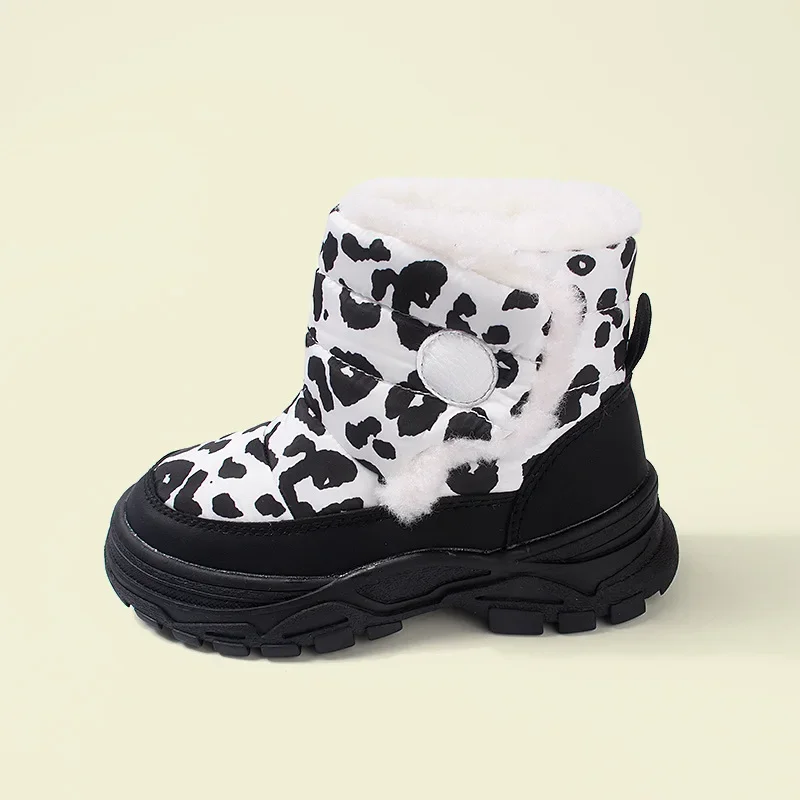 Stivali di cotone per bambini Stivali di cotone per ragazze di nuovo stile invernale Stivali di cotone per ragazzi con suola morbida Scarpe per ragazze di moda Scarpe da ragazzo antiscivolo