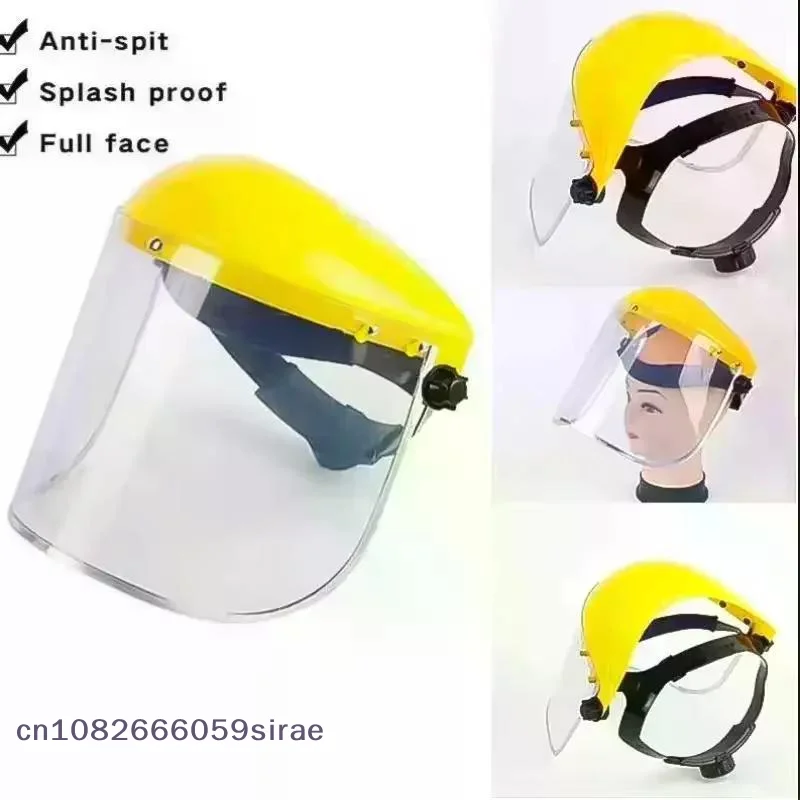 （CC44）Garden Grass Trimmer Weed Wacker Safety Helmet Hat With Full Face Mesh Mask For Logging Brush Cutter Forestry Protection