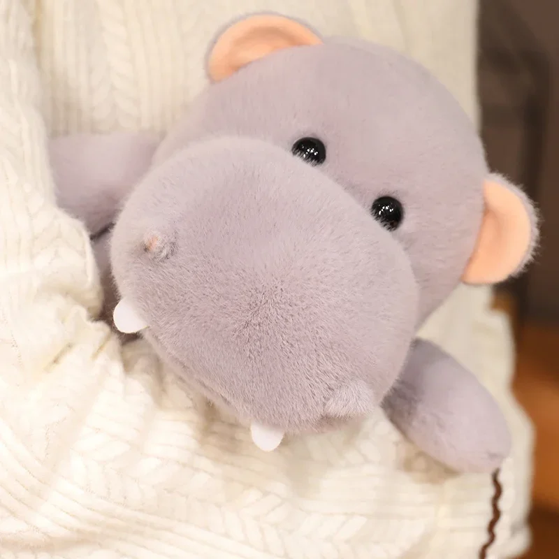 Nuova vendita 28cm bambola grassa animali di peluche cartone animato anatra morbida elefante ippopotamo dinosauro bambole Decor cuscino da tiro ragazza regali di compleanno
