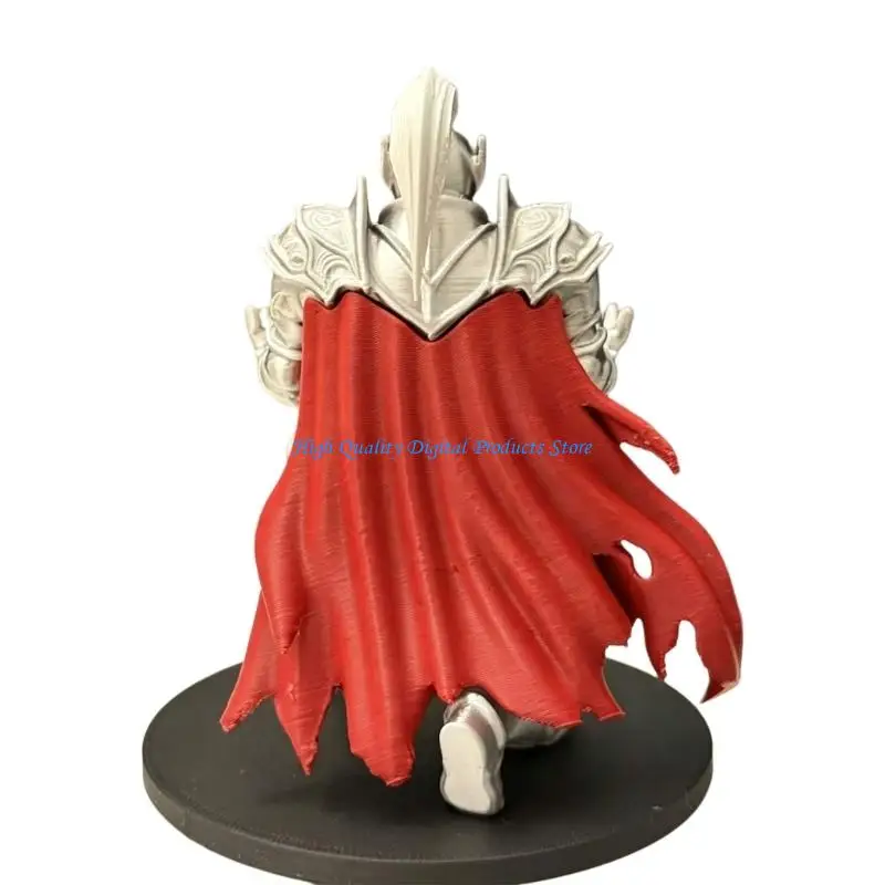 U2JE Decorative Figurine Pencil Cup for Desk, 3D Printed Writing Tool Stand with Round Base for Office Desks