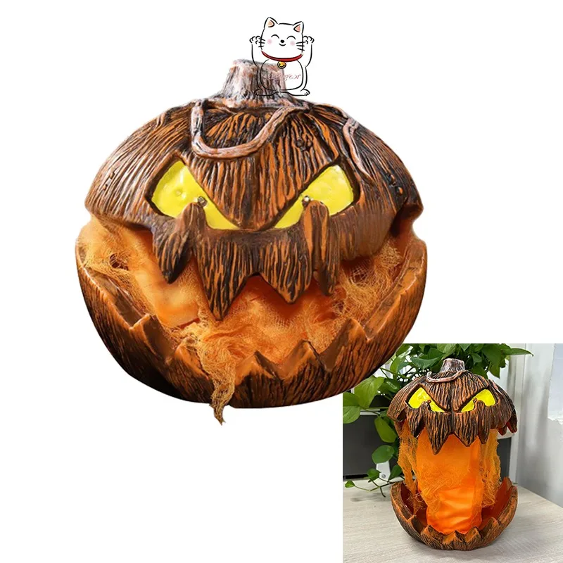 

Anime voice controlled lifting pumpkin head cosplay ornament Halloween Christmas home outdoor courtyard decoration props holiday