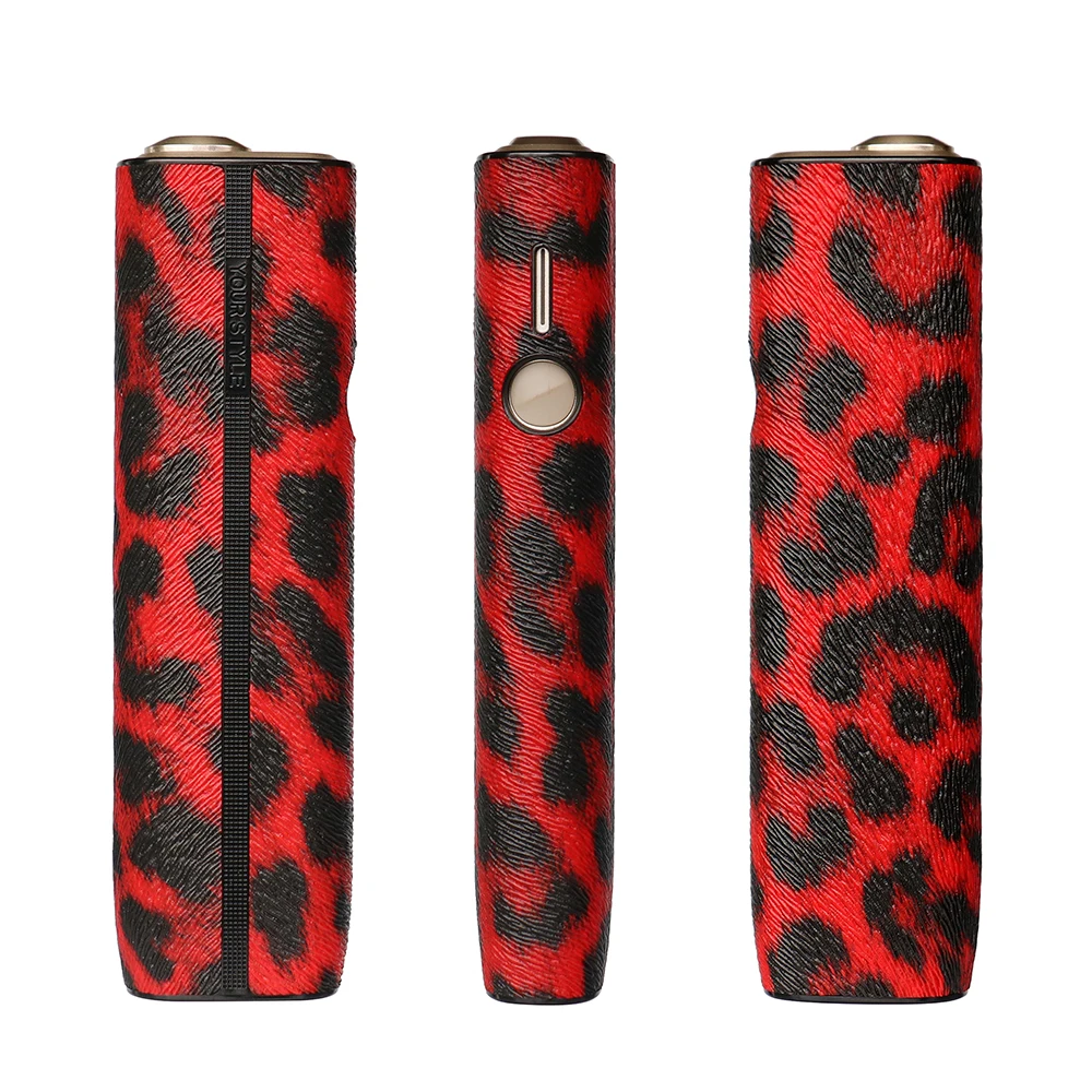 RUORUO 4 Colors Leopard Print Skin Leather Case for IQOS ILUMA ONE Replaceable E Smoking Box for ICOS ILUMA ONE Accessories