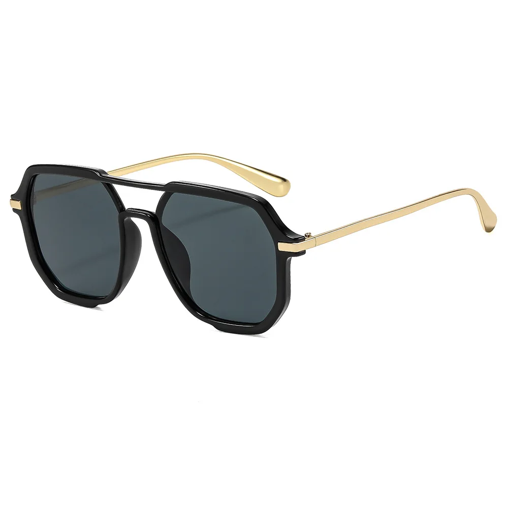 2026 Men Sunglasses Simplify Designer UV400 Pilot Sun Glasses Metal Temple Fashion Travel Shades Lunettes De Soleil Pour Homme
