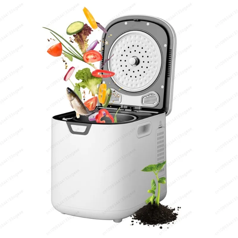 

Latest Fully Automatic Kitchen Organic Food Waste Ingredient Recycling Composter Smart Home Electric Food Waste Composter