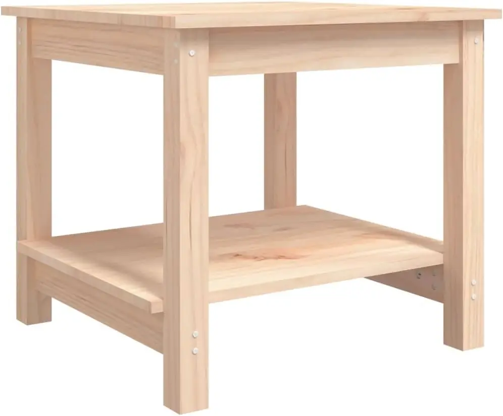 Couchtisch Beistelltisch Wohnzimmertisch Sofa Table Teetisch Kaffeetisch Tisch Wohnzimmer Holztisch 50x50x45cm Solid Wood Pine