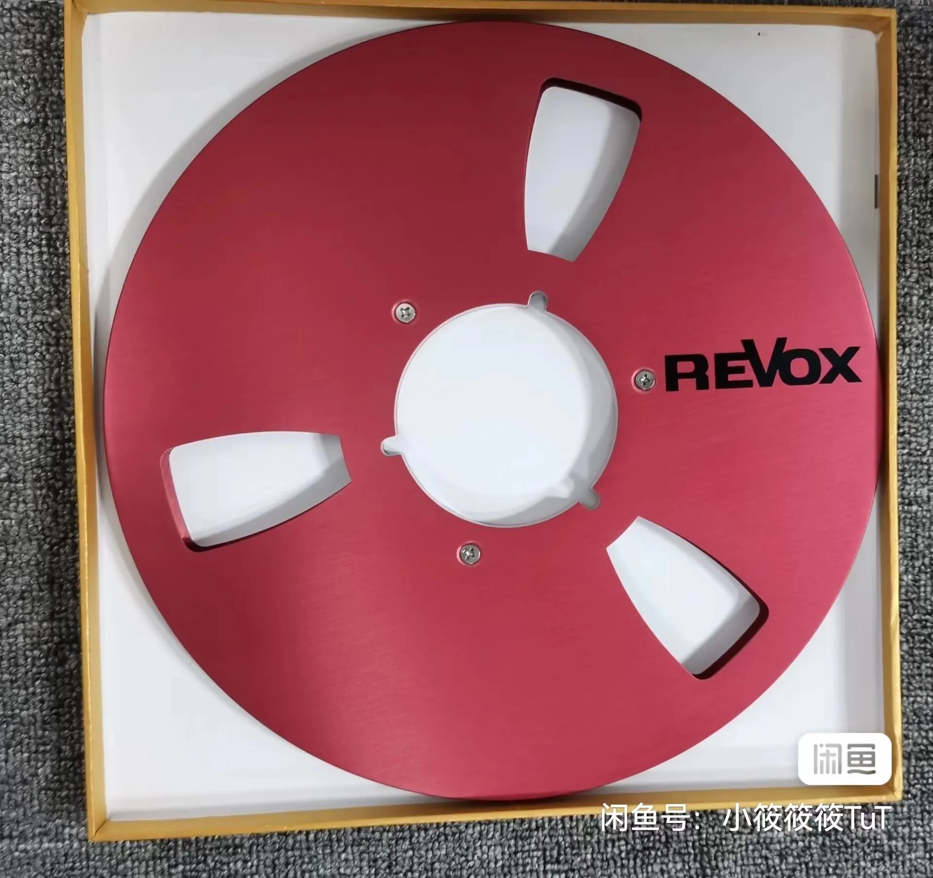 Cinta de Audio de 1/4 pulgadas con carrete abierto, grabadora de concentrador Nab vacía con disco, REVOX nuevos de accesorios de aluminio, 10,5