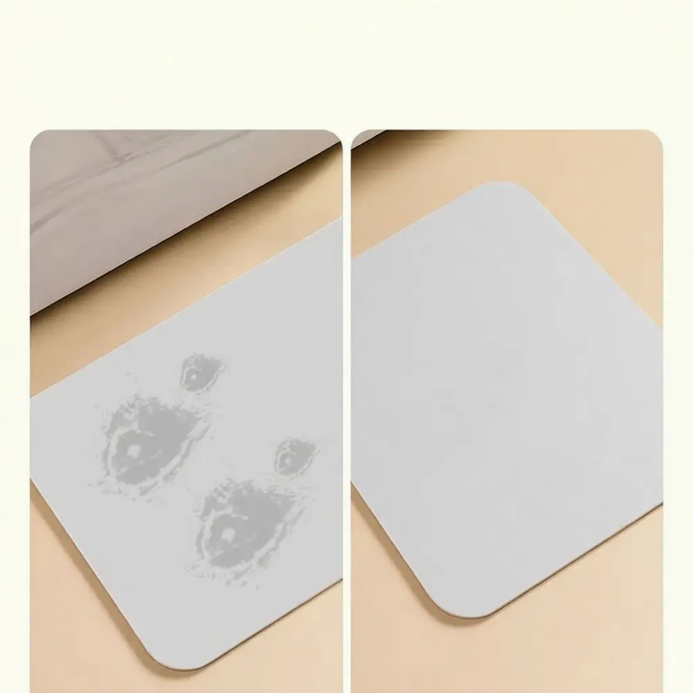 Diatomaceous Earth Bath Rug Modern Minimalist Line Absorbent Non Slip Floor Mat Quick Dry For Home Kitchen Doorway Pad