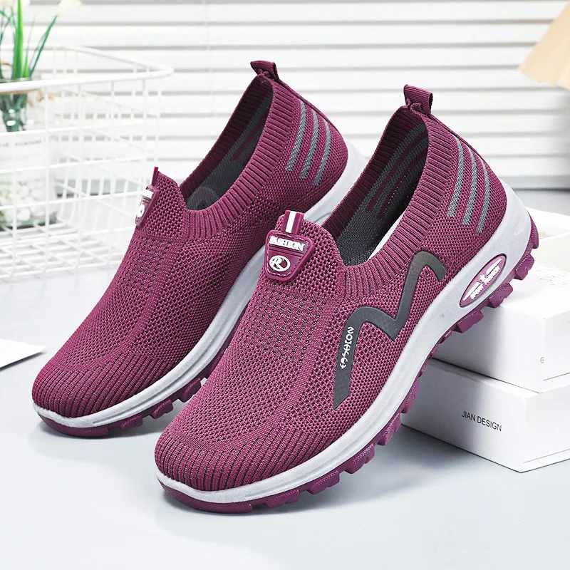 

Women's Spring New Fashionable Multi functional Breathable Slip on Women's Shoe Soft soled Shoes Casual Vulcanized Shoe