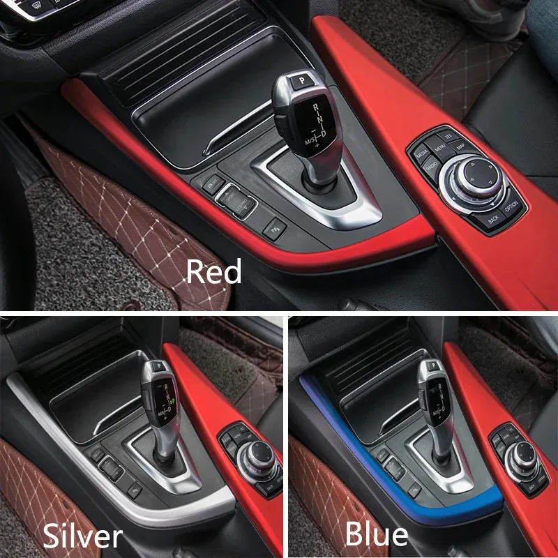 

For BMW 3 4 Series 3GT F30 F31 F32 F33 F34 2013-2019 Car Center Console Gear Shift Box Sequins Cover Trim Strips Sticker Covers